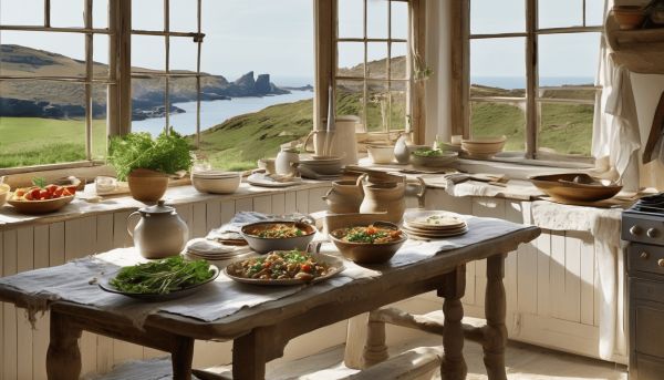 Savourez cuisine maison et vue panoramique au Caillou