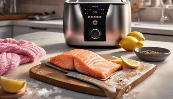 Vous galérez à cuire votre saumon surgelé au air fryer ?